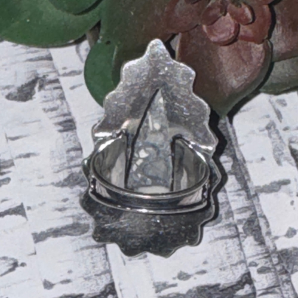 Buffalo Turquoise Silver Ring - image 6